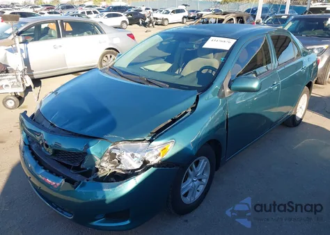 2009 Toyota Corolla Le from USA, damaged, VIN JTDBL40E39J049106